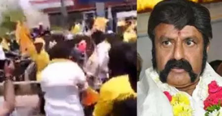 തെരഞ്ഞെടുപ്പ് പ്രചാരണത്തിനിടെ സെല്‍ഫിയെടുക്കാന്‍ എത്തി; പാര്‍ട്ടി പ്രവര്‍ത്തകനെ ഓടിച്ചിട്ട് തല്ലി ബാലകൃഷ്ണ; വീഡിയോ