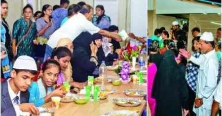 സ്‌നേഹം പങ്കുവെച്ച് നാനാ മതസ്ഥര്‍; ഇഫ്താര്‍ സംഗമമൊരുക്കി ക്രിസ്ത്യന്‍ ചര്‍ച്ച്