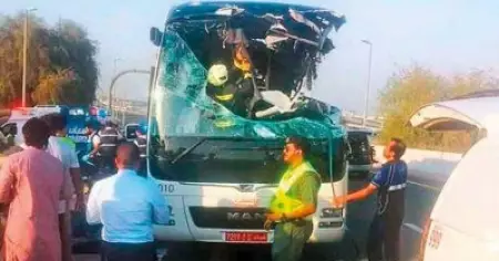 ദുബായ് ബസപകടം; ഡ്രൈവര്‍ക്ക് 7 വര്‍ഷം തടവുശിക്ഷ; 
 ആശ്രിതര്‍ക്ക് 37 ലക്ഷം രൂപ വീതം നഷ്ടപരിഹാരം