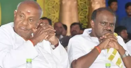 'ഓഫീസിലിരുന്ന് അവന്‍ കരയുന്നത് ഞാന്‍ കണ്ടിട്ടുണ്ട്'; മുഖ്യമന്ത്രിയായിരുന്ന സമയത്ത് കുമാരസ്വാമിയ്ക്ക് സമാധാനമില്ലായിരുന്നുവെന്ന് ദേവഗൗഡ