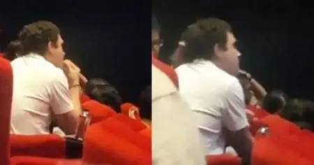 ടീഷര്‍ട്ട് ധരിച്ച്, പോപ്‌കോണ്‍ കൊറിച്ച് ആര്‍ട്ടിക്കിള്‍ 15 കാണുന്ന രാഹുല്‍ ഗാന്ധി; വീഡിയോ ചര്‍ച്ചയാകുന്നു