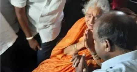 ഡി.കെ ശിവകുമാറിന്റെ അറസ്റ്റ്; പിന്തുണയറിയിച്ചതിന് പിന്നാലെ ഗൗരമ്മയെ സന്ദര്‍ശിച്ച് കുമാരസ്വാമി