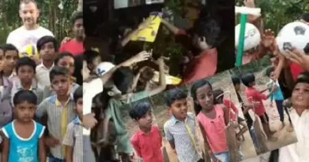 കളിപന്ത് വാങ്ങാന്‍ യോഗം ചേര്‍ന്ന് കുട്ടികള്‍ക്ക് ജഴ്‌സിയും ഫുട്‌ബോളുമായി നടന്‍ ഉണ്ണി മുകുന്ദനും വിവിധ ക്ലബ്ബുകളും
