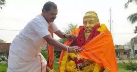 'തിരുവള്ളുവര്‍ മഹാനായ സന്യാസി'; റോള്‍ മോഡലാണെന്നും ബി.ജെ.പി