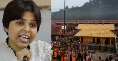 ശബരിമല ദര്‍ശനത്തിനായി തൃപ്തി ദേശായി കേരളത്തില്‍; സംഘത്തില്‍ ബിന്ദു അമ്മിണി അടക്കം ആറ്പേര്‍
