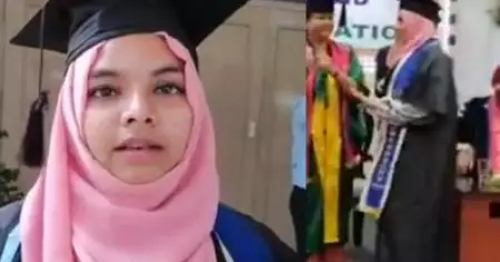 രാഷ്ട്രപതി പങ്കെടുത്ത ബിരുദ ദാനചടങ്ങില്‍ ഹിജാബ് ധരിച്ച മലയാളി പെണ്‍കുട്ടിയെ പുറത്താക്കി