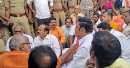 പ്രതിഷേധ യോഗത്തിനിടെ തമിഴ്‌നാട്ടില്‍ ബി.ജെ.പി നേതാക്കള്‍ അറസ്റ്റില്‍
