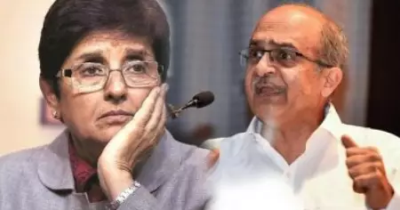 'ഐ.പി.എസ് ഓഫീസര്‍ ആയിരുന്നുവെന്ന് വിശ്വസിക്കാനാവുന്നില്ല, കൂടെ പ്രവര്‍ത്തിച്ചതില്‍ നാണം തോന്നുന്നു'; കിരണ്‍ ബേദിക്കെതിരെ പ്രശാന്ത് ഭൂഷണ്‍