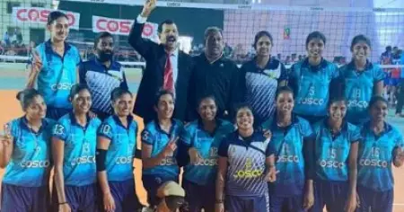 ദേശീയ ചാമ്പ്യന്‍ഷിപ്പ് നിലനിര്‍ത്തി കേരളം; വനിതാ വോളിബോളില്‍ കിരീടം