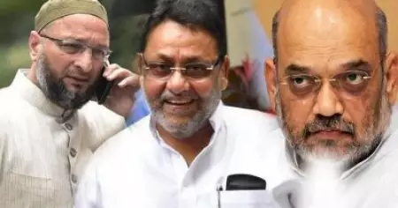 വര്‍ഗീയ പരാമര്‍ശങ്ങള്‍ നടത്തുന്നതില്‍ ഉവൈസിയുടെ പാര്‍ട്ടിയും ബി.ജെ.പിയും തമ്മില്‍ ഒത്തുകളി?; ചോദിച്ച് നവാബ് മാലിക്