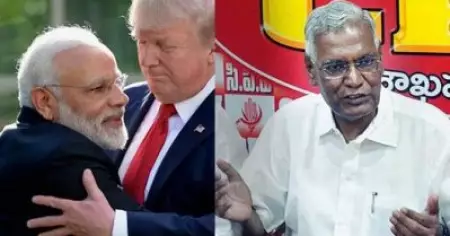 'ഇടതുപക്ഷം ട്രംപിന്റെ സാമ്രാജ്യത്വ ആധിപത്യ നയങ്ങള്‍ക്കെതിര്': ഡി.രാജ