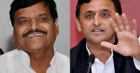 അഖിലേഷ് യാദവും ശിവ്പാല്‍ യാദവും വീണ്ടും ഒന്നിക്കുന്നു; തിരിച്ചു വരവ് ബി.ജെ.പിയെ പരാജയപ്പെടുത്താനെന്ന് എസ്.പി നേതാക്കള്‍