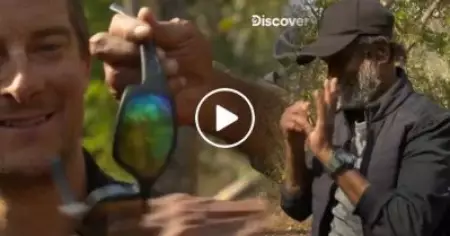 ഇതൊക്കെ ഈസിയല്ലേ; ബിയര്‍ ഗ്രില്‍സിന് മുന്‍പില്‍ കണ്ണട വെക്കുന്ന മാസ്റ്റര്‍ പീസ് ആക്ഷനുമായി രജനികാന്ത്