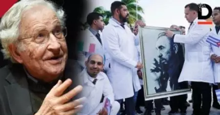 അമേരിക്കയുടെ സാമ്പത്തിക ആക്രമണത്തിന് ഇരയായ പാവം ക്യൂബയിലെ ഡോക്ടര്‍മാരേ സഹായത്തിനുണ്ടായുള്ളൂ: നോം ചോംസ്‌കി