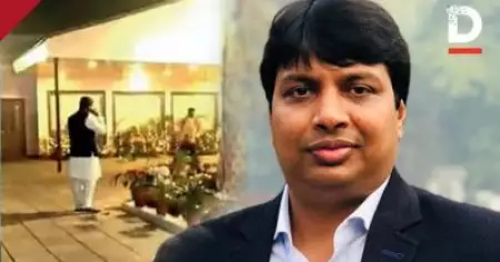 ബി.ജെ.പി മന്ത്രിയുടെ വീടിന് മുമ്പില്‍ കോണ്‍ഗ്രസിലെ പുതിയ താരോദയം രോഹന്‍ ഗുപ്ത; സോഷ്യല്‍ മീഡിയയില്‍ ചര്‍ച്ച