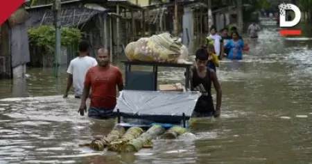 അസമില്‍ പ്രളയം; 107 പേര്‍ മരിച്ചു, പ്രളയം ബാധിച്ചത് 35 ലക്ഷം പേരെയെന്ന് റിപ്പോര്‍ട്ട്
