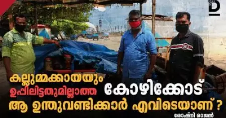 കല്ലുമ്മക്കായയും ഉപ്പിലിട്ടതുമില്ലാത്ത കോഴിക്കോട്, ആ ഉന്തുവണ്ടിക്കാര്‍ എവിടെയാണ്?