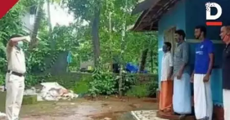 ആ സല്യൂട്ട് ആദരം, നടപടി വേണ്ട; രക്ഷാപ്രവര്‍ത്തകര്‍ക്ക് സല്യൂട്ട് നല്‍കിയ പൊലീസുകാരനെതിരെ നടപടിയുണ്ടായേക്കില്ല