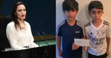 യെമന്‍ ജനതയെ സഹായിക്കാനായി നാരങ്ങാവെള്ളം വിറ്റ കുട്ടികള്‍ക്ക് ആജ്ഞലീന ജോളിയുടെ കൈത്താങ്ങ്