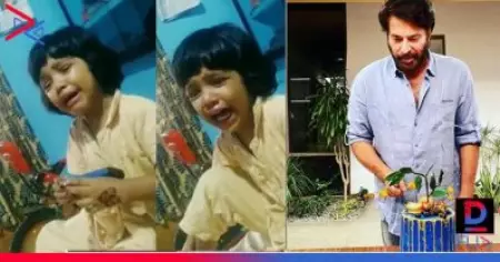 ഞാന്‍ മമ്മൂക്കയോട് മിണ്ടൂല്ല, ഹാപ്പി ബര്‍ത്ത് ഡേയ്ക്ക് വിളിച്ചില്ല; പൊട്ടിക്കരഞ്ഞ് കുഞ്ഞ്; പിണങ്ങല്ലേ, എന്താ മോള്‍ടെ പേരെന്ന് മമ്മൂട്ടി
