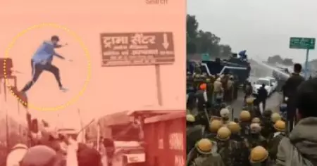 ജലപീരങ്കിയ്ക്ക് മേല്‍ ചാടിക്കയറി, പമ്പിംഗ് നിര്‍ത്തിയ കര്‍ഷകരുടെ 'ഹീറോ'യെ കുടുക്കാന്‍ പൊലീസ് ശ്രമം; വിദ്യാര്‍ത്ഥിക്കെതിരെ വധശ്രമത്തിന് കേസ്