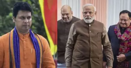 അബദ്ധമൊന്നും കാണിക്കരുത്; മുഖ്യമന്ത്രി സ്ഥാനത്ത് തുടരണോ എന്നറിയാന്‍ ഹിതപരിശോധന നടത്തുമെന്ന് പ്രഖ്യാപിച്ച ബിപ്ലബിനോട് ബി.ജെ.പി