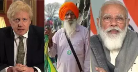 'ഇത് ഞങ്ങളുടെ വിജയം, മോദി സര്‍ക്കാരിനേറ്റ പരാജയം'; ബ്രിട്ടീഷ് പ്രധാനമന്ത്രി സന്ദര്‍ശനം ഒഴിവാക്കിയതില്‍ കര്‍ഷകര്‍