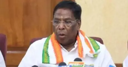 ഒരു രാജി കൂടി; പുതുച്ചേരിയില്‍ ഭൂരിപക്ഷം നഷ്ടമായി കോണ്‍ഗ്രസ് സര്‍ക്കാര്‍; അവിശ്വാസത്തിന് പ്രതിപക്ഷം