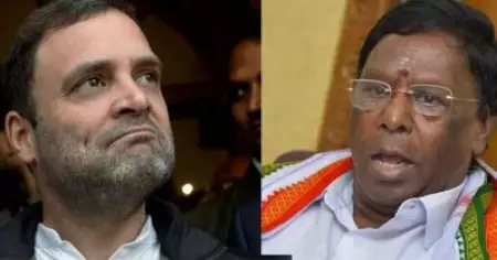 രാഹുലെത്തുന്നതിന് മുന്നേ സര്‍ക്കാര്‍ വീണു; പുതുച്ചേരി സര്‍ക്കാരിന് ഭരണം നഷ്ടമാകുന്നത് നാളത്തെ രാഹുലിന്റെ പ്രചരണ പരിപാടികള്‍ക്ക് തയ്യാറെടുക്കവേ