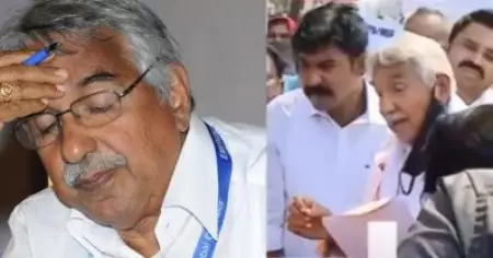 'അയ്യോ പോകല്ലേ... '; പുതുപ്പള്ളിയില്‍ ഉമ്മന്‍ചാണ്ടിയുടെ വാഹനം തടഞ്ഞ് പ്രവര്‍ത്തകരുടെ പ്രതിഷേധം