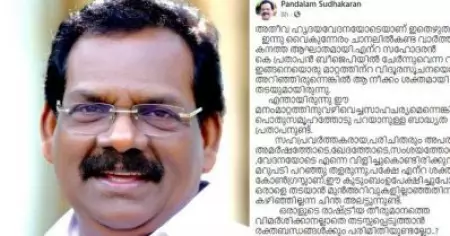 'സഹപ്രവര്‍ത്തകര്‍ എന്നെ സംശയത്തോടെ വിളിക്കുന്നു, എന്റെ ശക്തി കോണ്‍ഗ്രസാണ്'; സഹോദരന്‍ ബി.ജെ.പിയില്‍ ചേര്‍ന്നതില്‍ പന്തളം സുധാകരന്‍