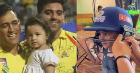 സിവയെന്ന കുഞ്ഞ് 'വന്‍മരം' വീണു, ഇനി സമൈര; ഹിറ്റായി രോഹിത് ശര്‍മ്മയുടെ മകളുടെ വീഡിയോ