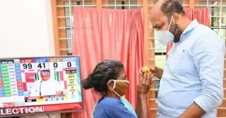 കൗണ്ടിംഗിന് ശേഷം പി. രാജീവ് ആദ്യം സന്ദര്‍ശിച്ചത് 'എന്തായാലും ജയിക്കണം എന്ന് കരഞ്ഞു പറഞ്ഞ' പങ്കി ചേച്ചിയെ