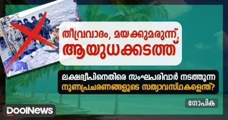 തീവ്രവാദം, മയക്കുമരുന്ന്, ആയുധക്കടത്ത്; ലക്ഷദ്വീപിനെതിരെ സംഘപരിവാര്‍ നടത്തുന്ന നുണപ്രചരണങ്ങളുടെ സത്യാവസ്ഥകളെന്ത്?