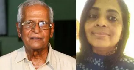 'സംഘപരിവാറിനൊപ്പം നില്‍ക്കുന്ന മകള്‍ എന്റെ ചിത്രം ഉപയോഗിച്ച് വ്യാജപ്രചാരണം നടത്തുന്നു': പാര്‍ട്ടി ഒപ്പമുണ്ടെന്ന് എം. എം ലോറന്‍സ്