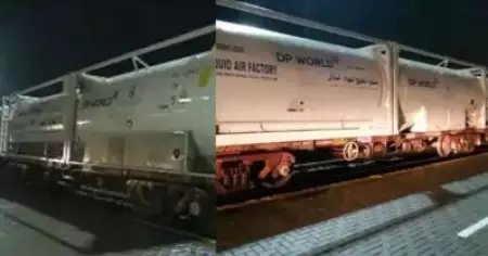 118 മെട്രിക് ടണ്‍ ഓക്‌സിജനുമായി ആദ്യ ഓക്‌സിജന്‍ എക്‌സ്പ്രസ് കേരളത്തിലെത്തി