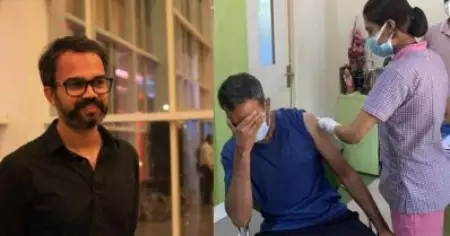 'മോണ്‍സ്റ്ററെ സൃഷ്ടിച്ചയാള്‍ക്ക് ഇത്ര പേടിയോ'; വാക്‌സിന്‍ എടുക്കുമ്പോള്‍ കണ്ണുംപൊത്തിയിരിക്കുന്ന കെ.ജി.എഫ് സംവിധായകനെ കളിയാക്കി ആരാധകര്‍