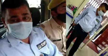 യു.പിയില്‍ മാസ്‌ക് ധരിക്കാതെ ബാങ്കില്‍ പ്രവേശിച്ചയാളെ സുരക്ഷാ ജീവനക്കാരന്‍ വെടിവെച്ചു