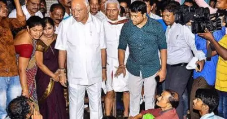 ബി.ജെ.പിക്ക് തലവേദനയായി കര്‍ണാടകയില്‍ പ്രവര്‍ത്തകരുടെ പ്രതിഷേധം; യെദിയൂരപ്പയ്ക്ക് പിന്തുണയര്‍പ്പിച്ച് വ്യാപാരികള്‍ കടകളടച്ചു