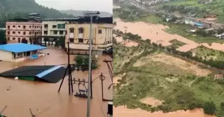 പേമാരിയിലും മണ്ണിടിച്ചിലിലുംപെട്ട് മരിച്ചത് 36 പേര്‍; ബസ് പുഴയിലേക്ക് ഒഴുകിപോയി; മഹാരാഷ്ട്രയില്‍ ദുരിത പെയ്ത്ത്