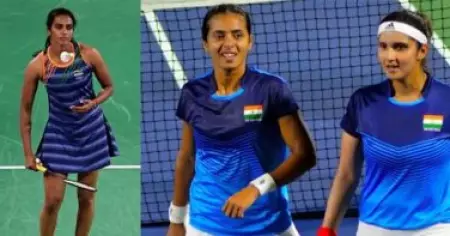 ആദ്യ മത്സരത്തില്‍ ത്രസിപ്പിക്കുന്ന വിജയവുമായി സിന്ധു; ടെന്നീസില്‍ സാനിയ- അങ്കിത സഖ്യം പുറത്ത്