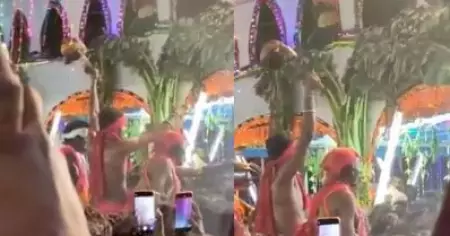 ഉത്സവത്തിനിടെ മൃതദേഹം തിന്നുന്ന വീഡിയോ; സ്വാമിമാര്‍ക്കെതിരെ കേസെടുത്ത് തെങ്കാശി പൊലീസ്