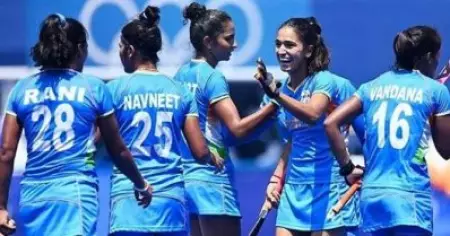 ഇന്ത്യന്‍ വിജയഗാഥ; വനിതാ ഹോക്കിയിലും സെമിയിലെത്തി ഇന്ത്യ