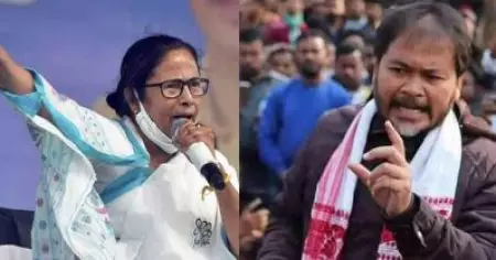 തൃണമൂല്‍ കോണ്‍ഗ്രസ് അസമിലേക്കും? നിര്‍ണായക കൂടിക്കാഴ്ചയുമായി മമതയും അഖില്‍ ഗൊഗോയിയും