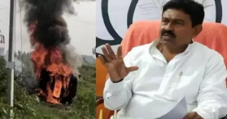 മകനല്ല വണ്ടിയോടിച്ചത്, അവന്‍ സ്ഥലത്തില്ലായിരുന്നു, കല്ലെറിഞ്ഞതുകൊണ്ട് കാറിന്റെ നിയന്ത്രണം വിട്ടതാണ്; കര്‍ഷകരെ തള്ളി കേന്ദ്രമന്ത്രി