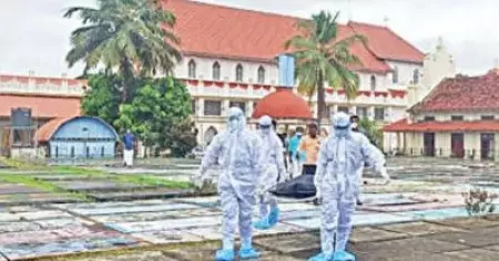 വീട്ടില്‍ വെള്ളക്കെട്ട്: ഹിന്ദുമതവിശ്വാസിയുടെ മൃതദേഹം സംസ്‌കരിക്കാന്‍ സ്ഥലം നല്‍കി എടത്വാ സെയ്ന്റ് ജോര്‍ജ് ഫൊറോനാപള്ളി
