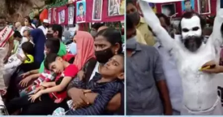 ദുരിതബാധിതരുടെ പ്രശ്‌നങ്ങള്‍ പരിഹരിക്കണം; സെക്രട്ടറിയറ്റിന് മുന്നില്‍ കുത്തിയിരിപ്പ് സമരം നടത്തി എന്‍ഡോസള്‍ഫാന്‍ ഇരകളും ഐക്യദാര്‍ഢ്യ സമിതിയും