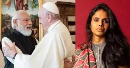 ആരാണ് ഫാദര്‍ സ്റ്റാന്‍ സ്വാമിയെ കൊന്നത്; മോദി- മാര്‍പാപ്പ സന്ദര്‍ശനം സംഘ് പ്രൊഫൈലുകള്‍ ആഘോഷമാക്കുന്നതിനിടെ വൈറലായി മീന കന്തസാമിയുടെ ചോദ്യം