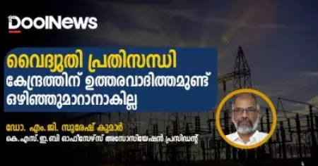 വൈദ്യുതി പ്രതിസന്ധി; കേന്ദ്രത്തിന് ഉത്തരവാദിത്തമുണ്ട്, ഒഴിഞ്ഞുമാറാനാകില്ല