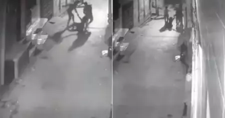 രാത്രിയില്‍ യുവതിയെ പിന്തുടര്‍ന്ന് ആക്രമിക്കുന്ന രണ്ട് പുരുഷന്മാര്‍; വലിച്ചിഴച്ചുകൊണ്ടുപോകുന്ന സി.സി.ടി.വി ദൃശ്യങ്ങള്‍ പുറത്ത്